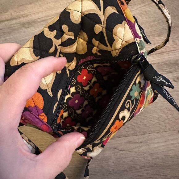 Vera Bradley Suzani Pattern Mini Hipster Crossbody Purse Retired - Picture 5 of 7
